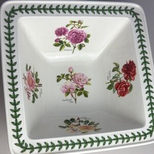 Portmeirion White Floral Ceramic Bowl